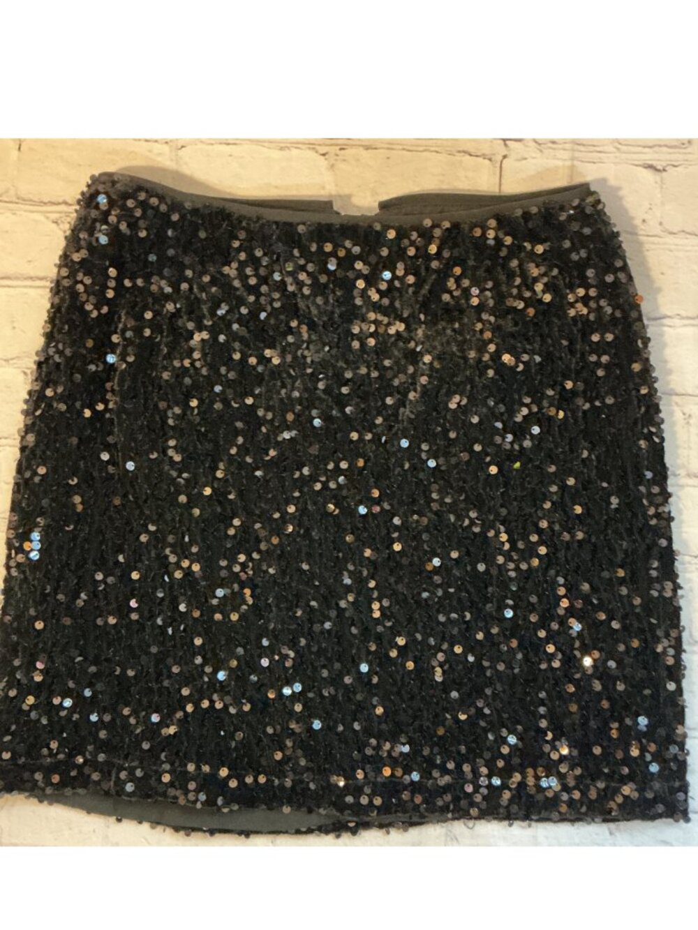 ✨ Sparkly Black Sequin Mini Skirt XS NWT